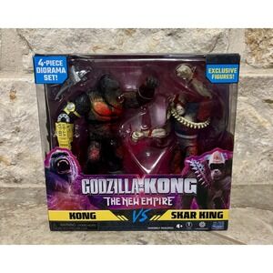 Godzilla x Kong The New Empire Kong vs Skar King‎ Exclusive Figures New In Box